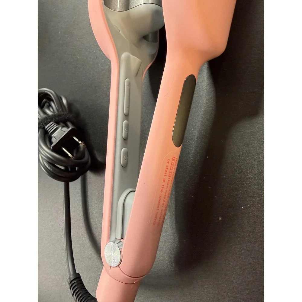 TYMO ROVY Wave Curling Iron Pink Excellent Deep Waver Hair Tool New Open Box